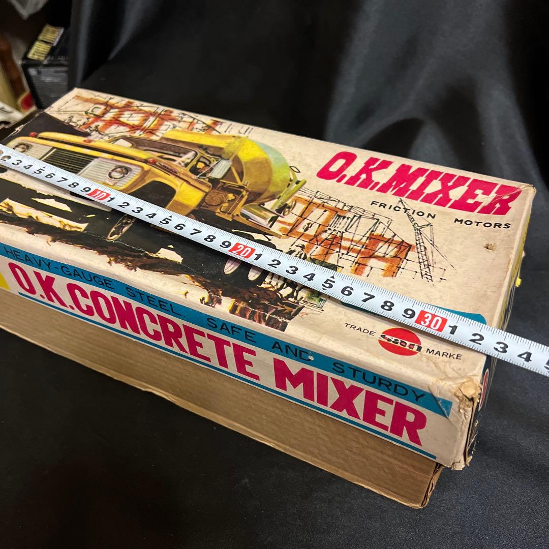 マルサン　ブリキ　コンクリートミキサー　フリクション　昭和レトロ