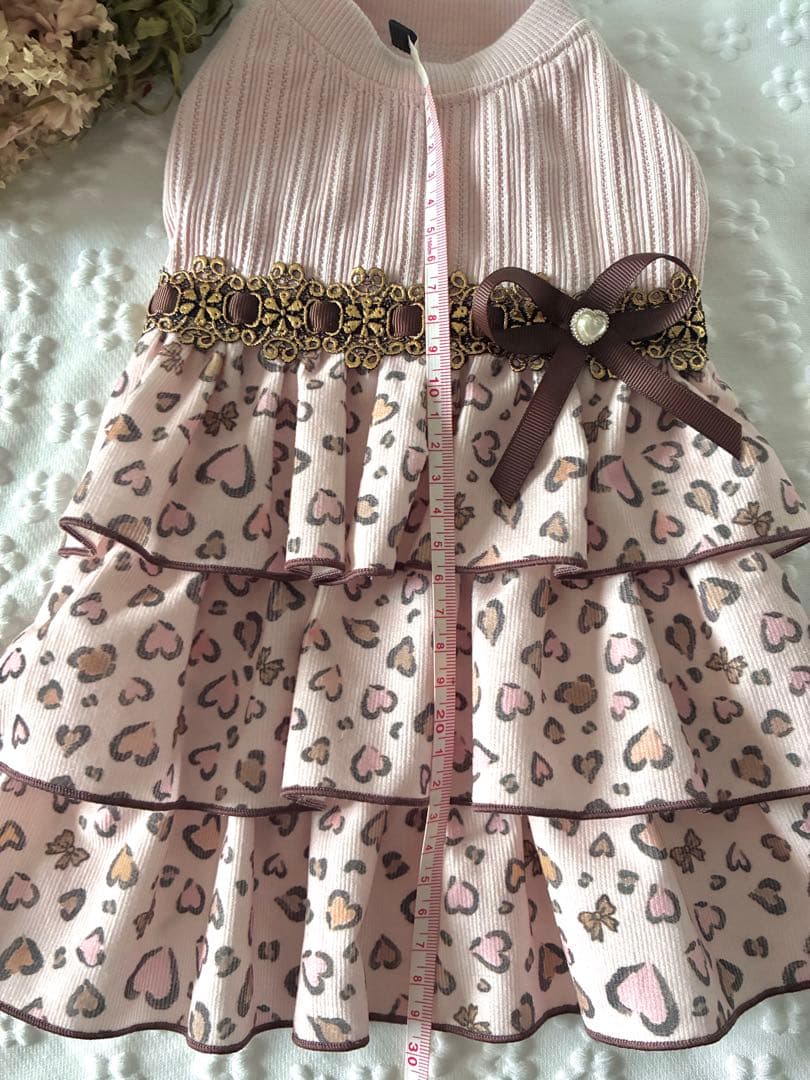 犬服ハンドメイドワンピース　あおば様