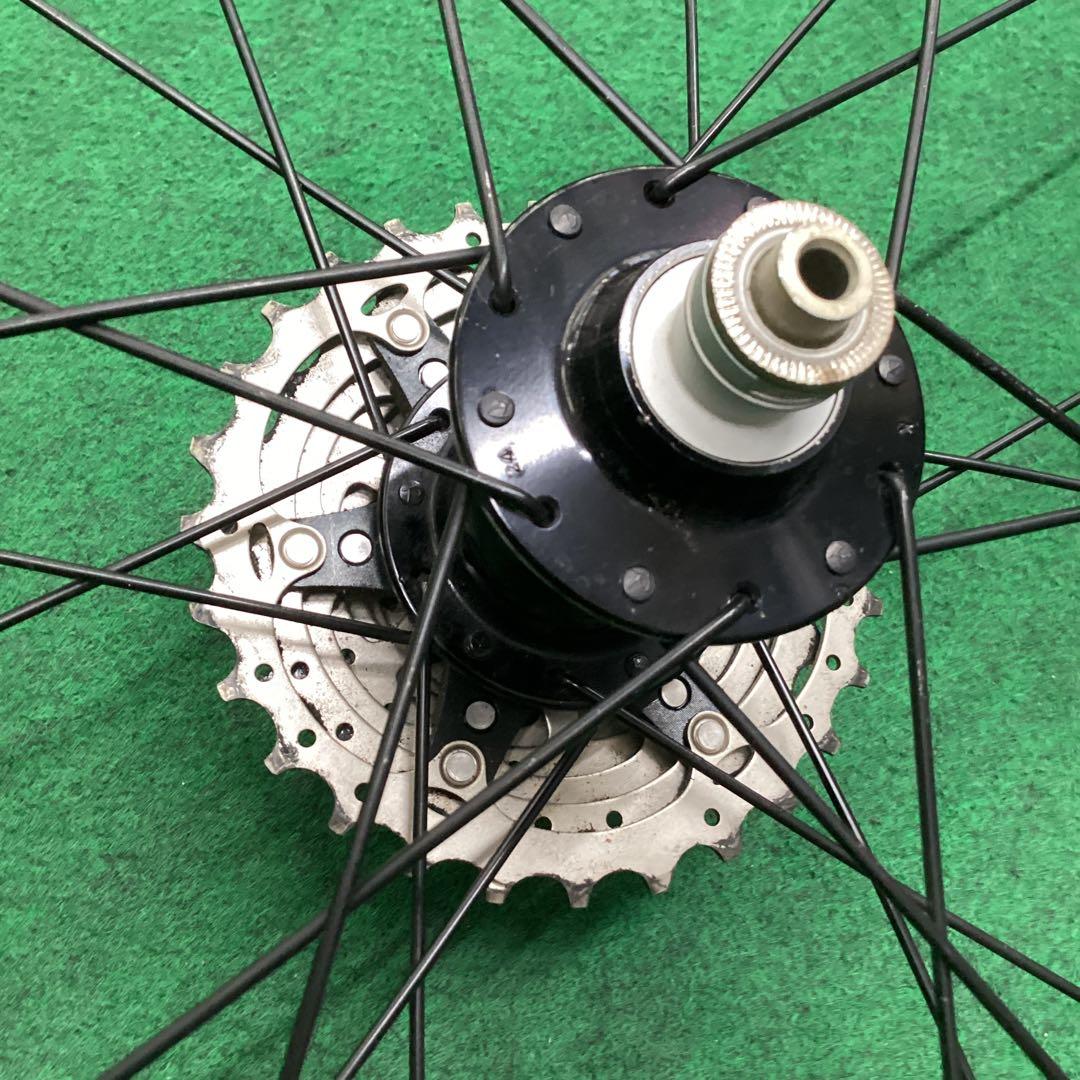 リア ホイール　アルミリム　後輪　700x25C 外装11段 タイヤ付 クイック