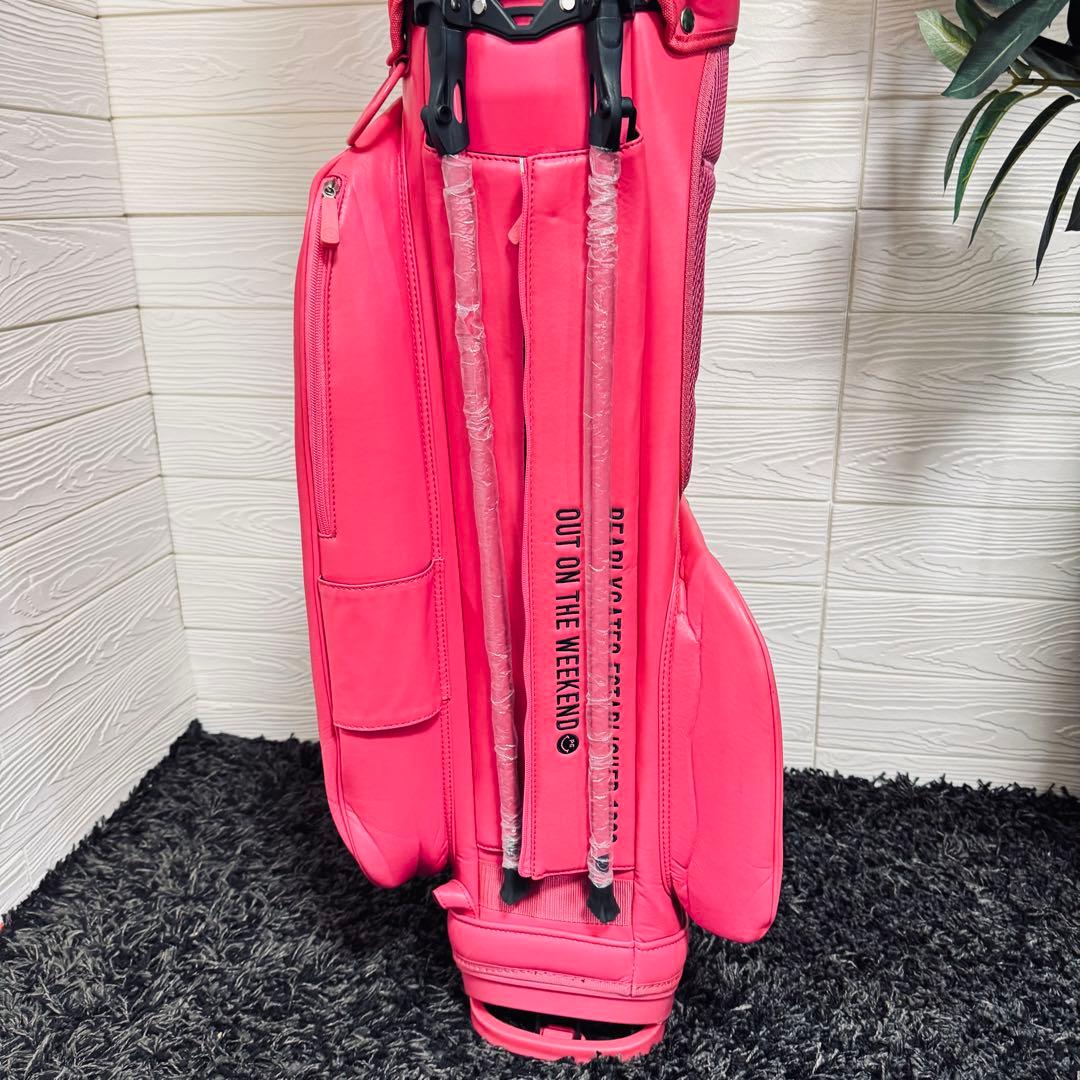 PEARLY GATES ゴルフキャディバッグ 89 ピンク ニコちゃん