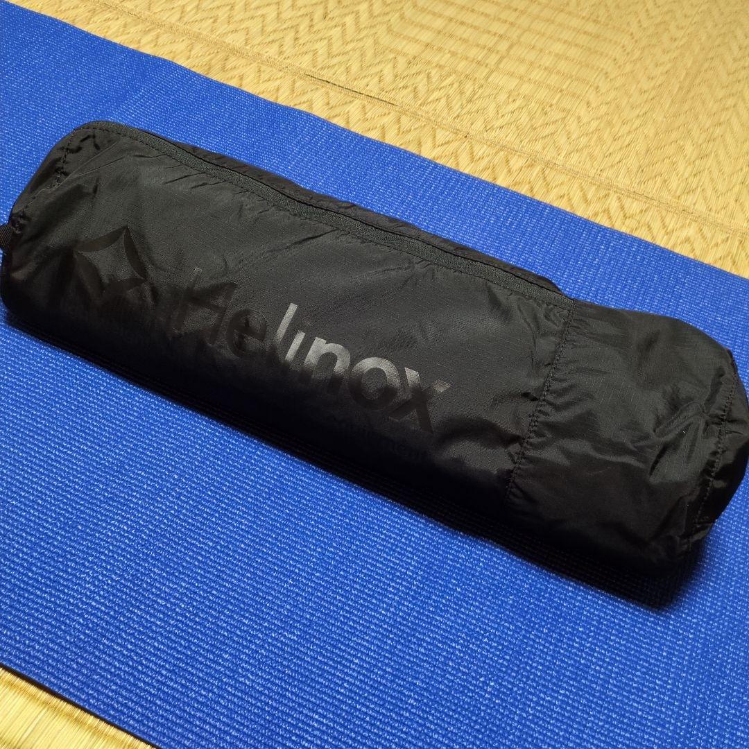 【美品】Helinoxコットワンコンバーチブル　ブラックアウト　キャンプコット