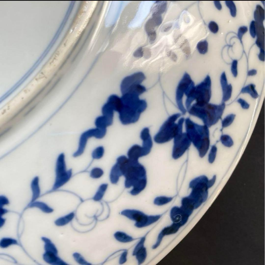 大皿 飾り皿 伊万里焼 大明萬歴年製 31cm