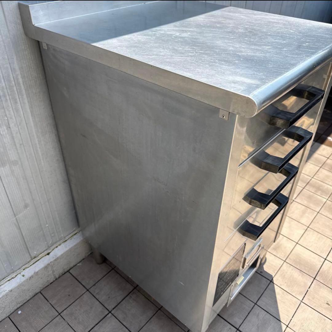 大型　業務用 五加調理器 ４段　ドロワー式　引出式蒸し器　都市ガス用