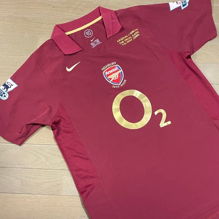 美品　ナイキ　アーセナル　ホーム用　レプリカユニフォーム