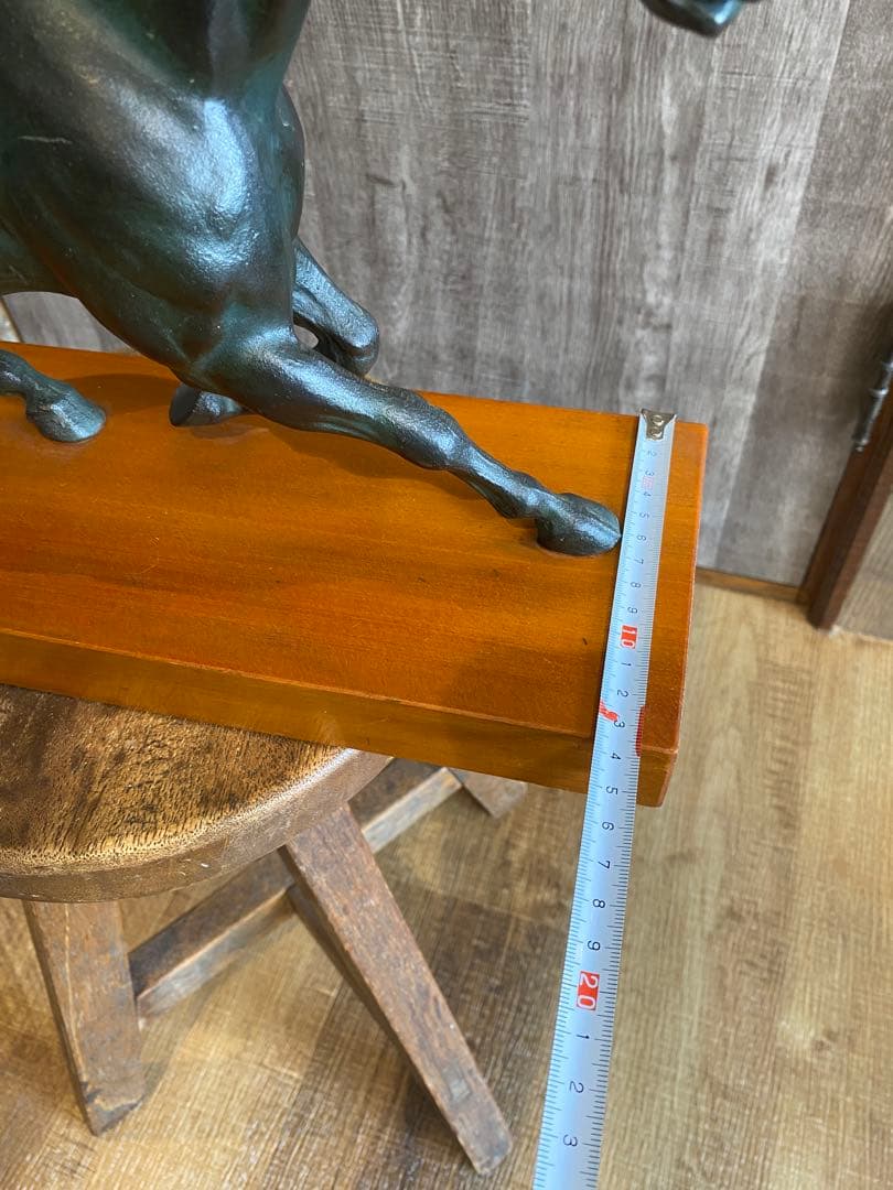 馬の置き物　ブロンズ