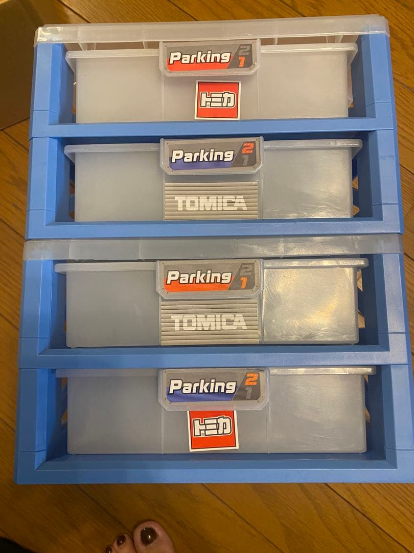 トミカ(主に外車)34台&マックトミカ5台&2段ケース×2個