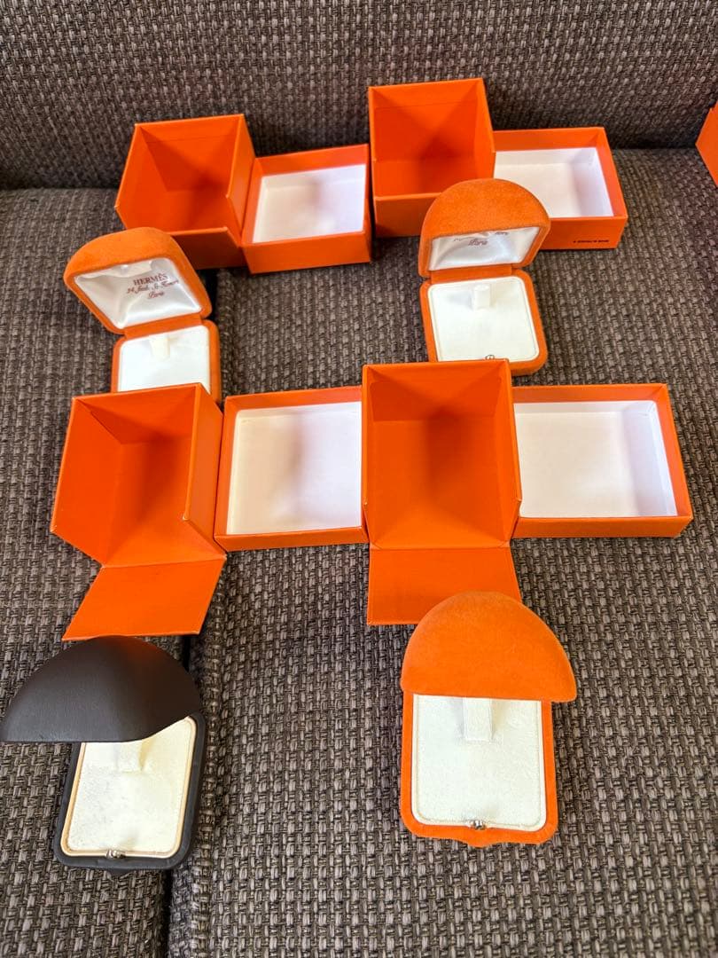 正規品　エルメス　アクセサリーリングなど入れ　空箱ケース　31個セット