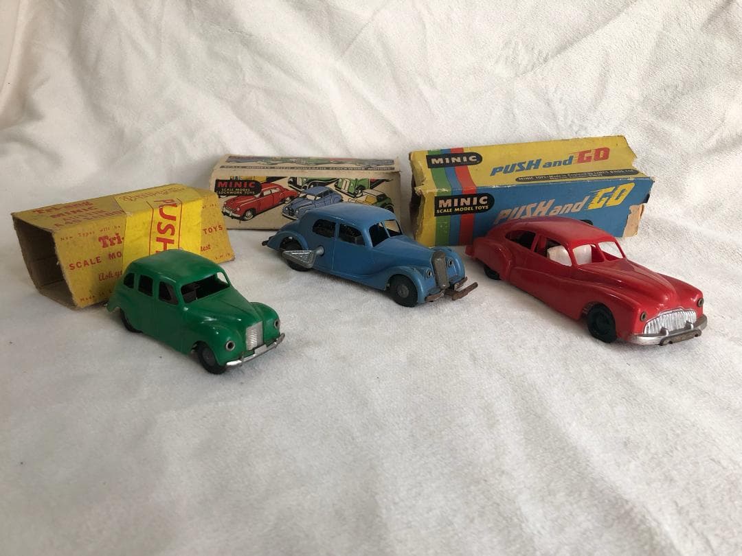 【動作確認済】希少 Tri-ang MINIC 5台セット 箱・キー付 英国製