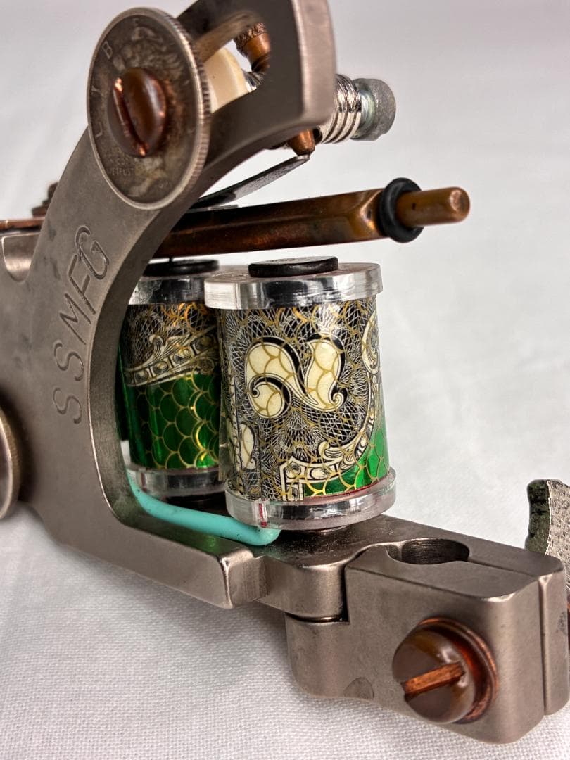 希少▪️タトゥーマシン　SSMFG　シルバー　tattooマシン　コイルマシン