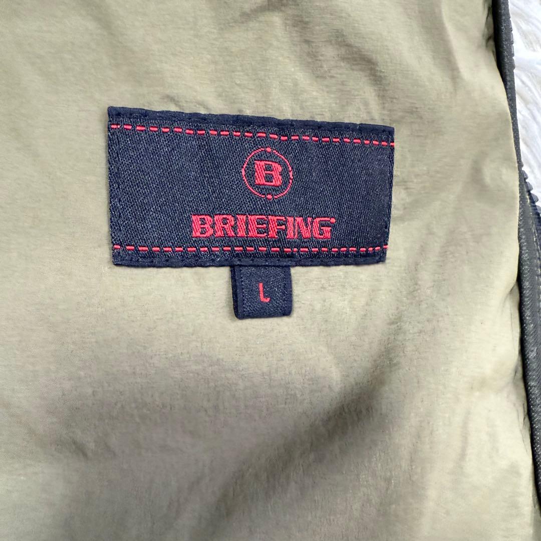 【ブリーフィングゴルフ】美品 ハイブリッドダウンパーカー Lサイズ メンズ