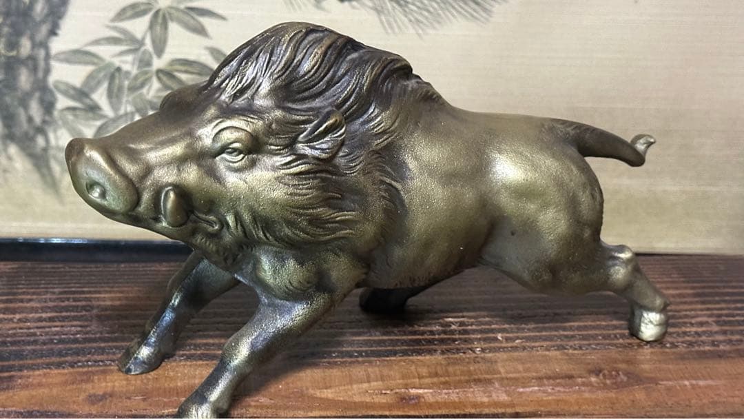 干支・亥(猪)の/高岡銅器の縁起物