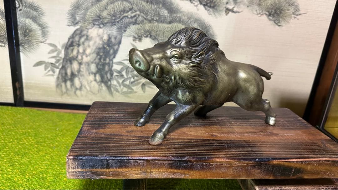 干支・亥(猪)の/高岡銅器の縁起物