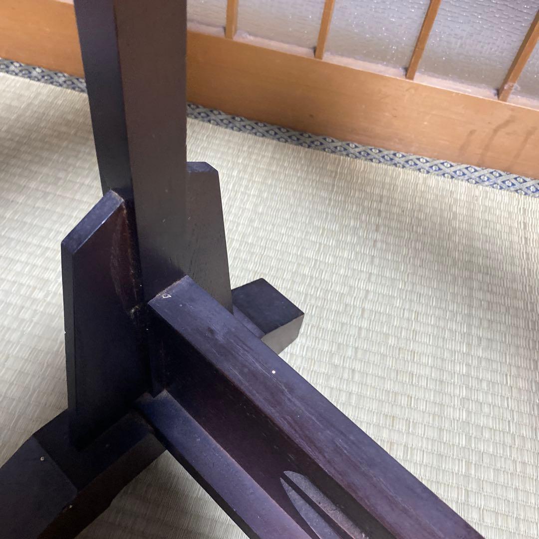 茶道具　②木枠　　※①銅羅とバチ（別売り） ①と②はセット販売です