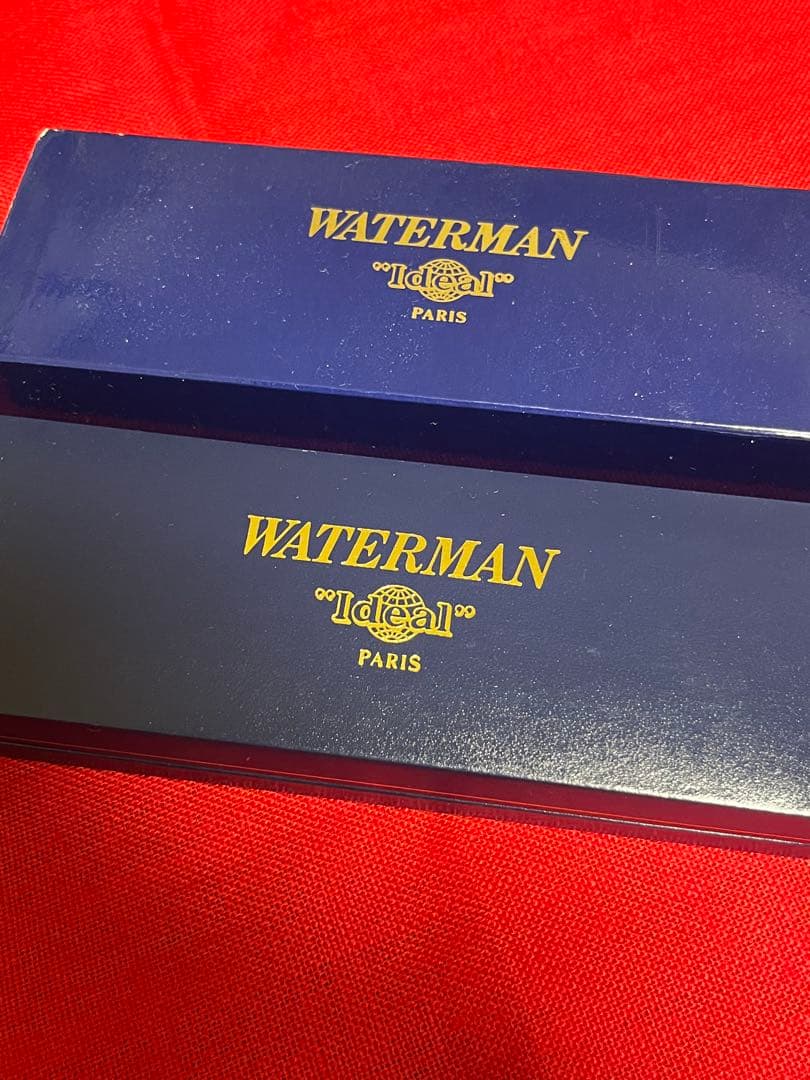変更Waterman エグゼクティブ　I deal 万年筆 .ボールペン　銀張り