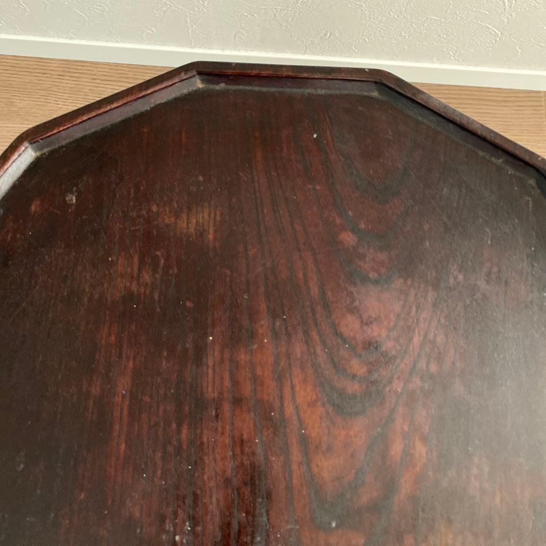 アンティーク骨董　李朝　朝鮮家具　ソバン 小盤　お膳　虎脚　机　花台　飾り台