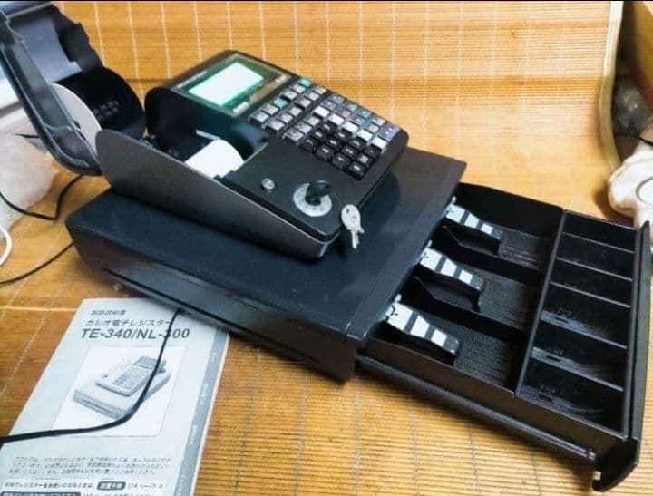 カシオレジスター　TE-340/NL300　フル設定無料　550123