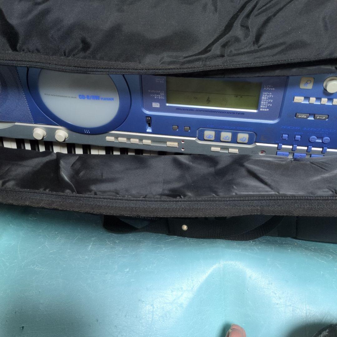 CASIO LK-100 61鍵盤電子キーボード 別売り持ち運べるケース付き