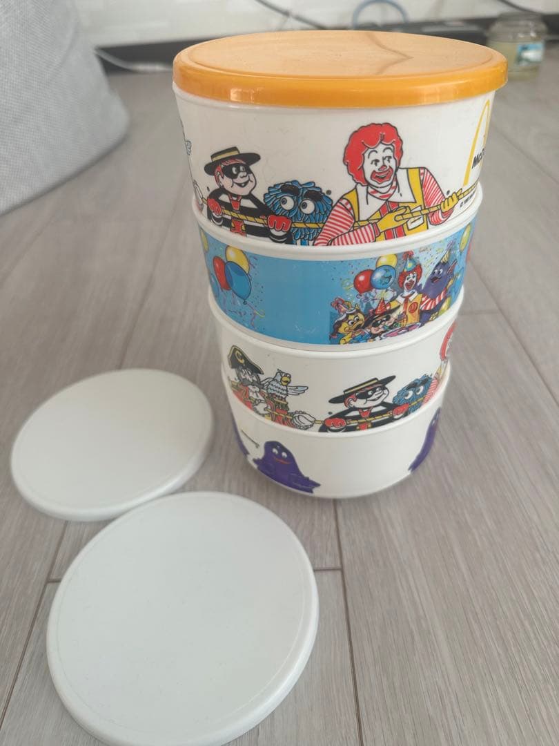 マクドナルド　入れ物ヴィンテージ 1987年keikiiiムチャチャUSAマック