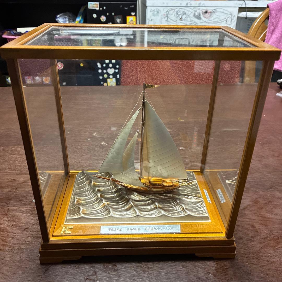 スターリングシルバー ヨット模型 TAKEHIKO