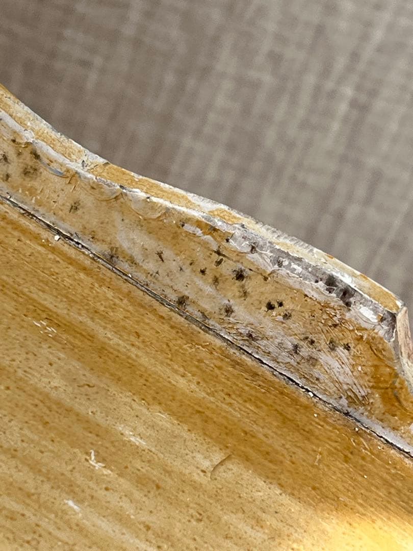 アンティークビスクドールドールワードローブチェスト木製小家具小物収納