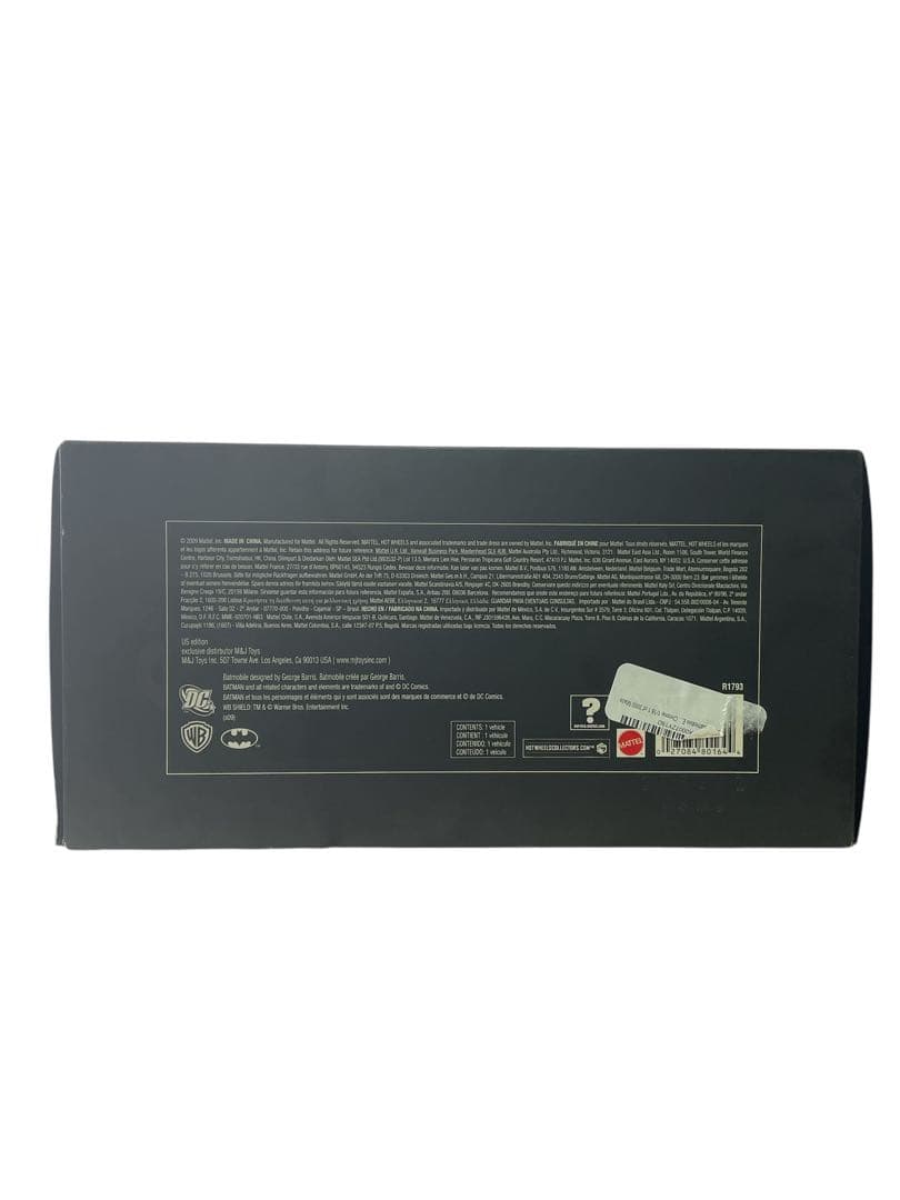 限定3000台　MATTEL 1/18 エリート バットモービル シルバーメッキ