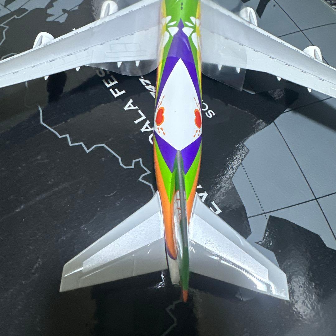 EVAエバー航空Boeing747-400 1/300 hogan特別塗装貴重品
