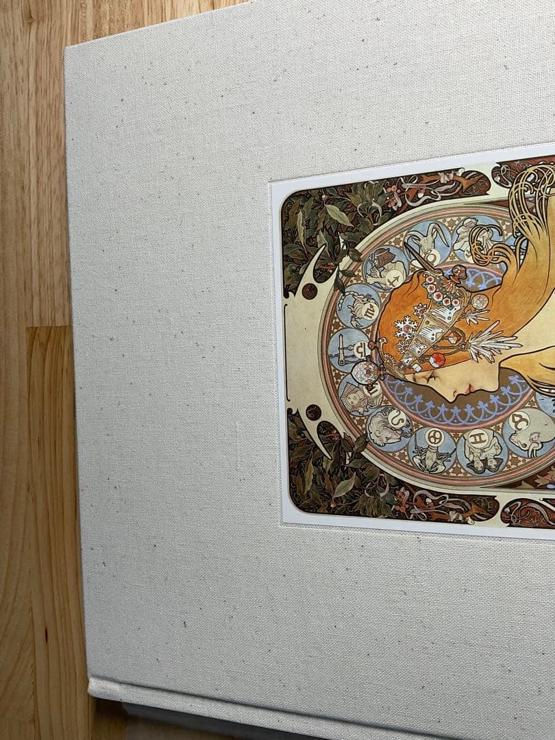 アルフォンス・ミュシャ【サイズA3判の超大型本】+【特製額装版3点付】