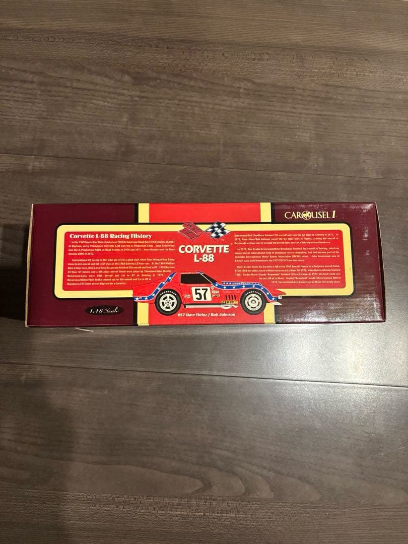 カルーセル１#4601 コルベットＬ-88 1972セブリング　1/18