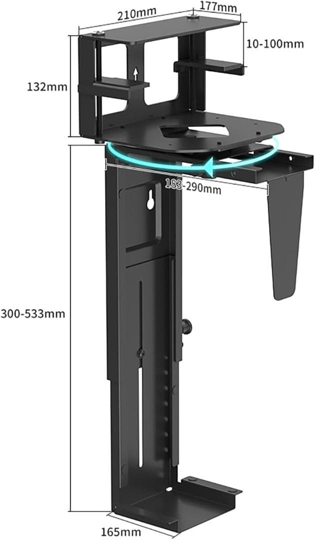 デスクトップPC吊り下げブラケット
