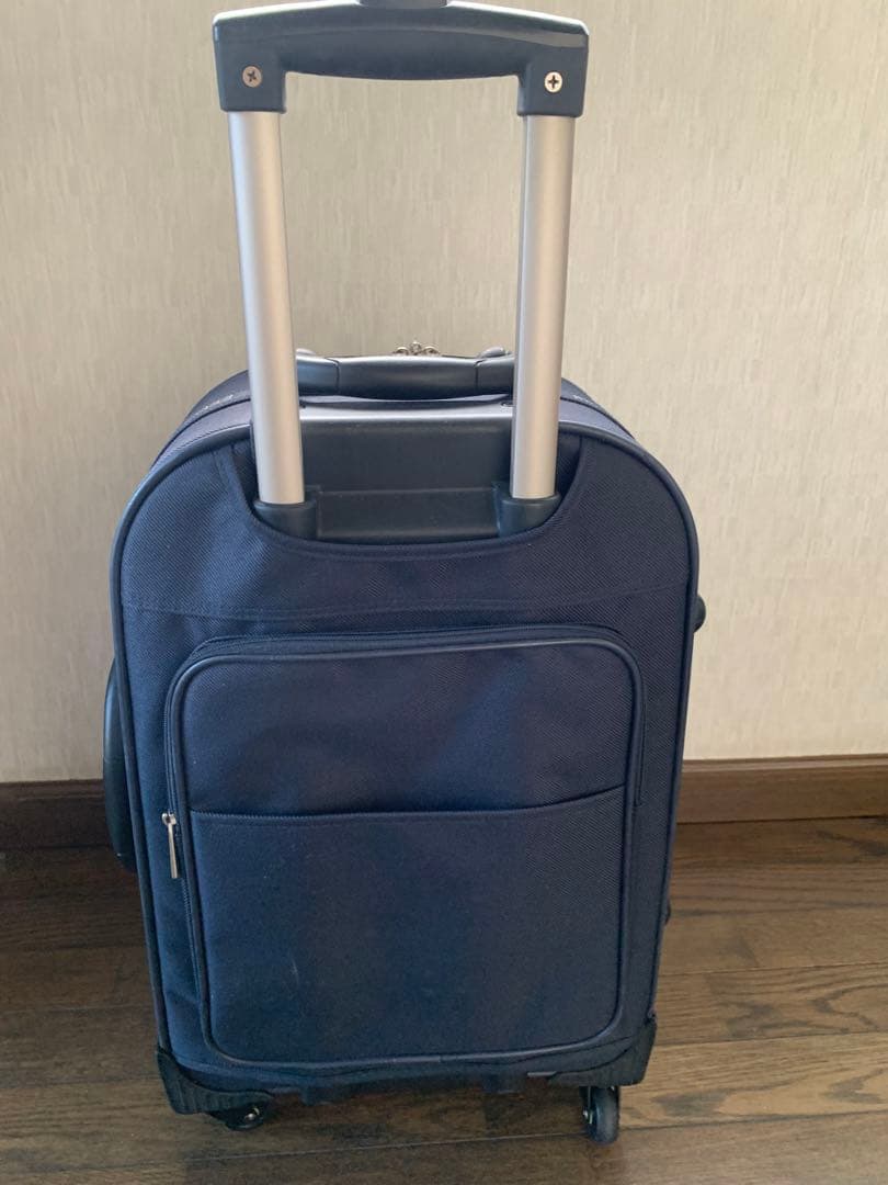 【希少品】marie claire ネイビー 中型スーツケース