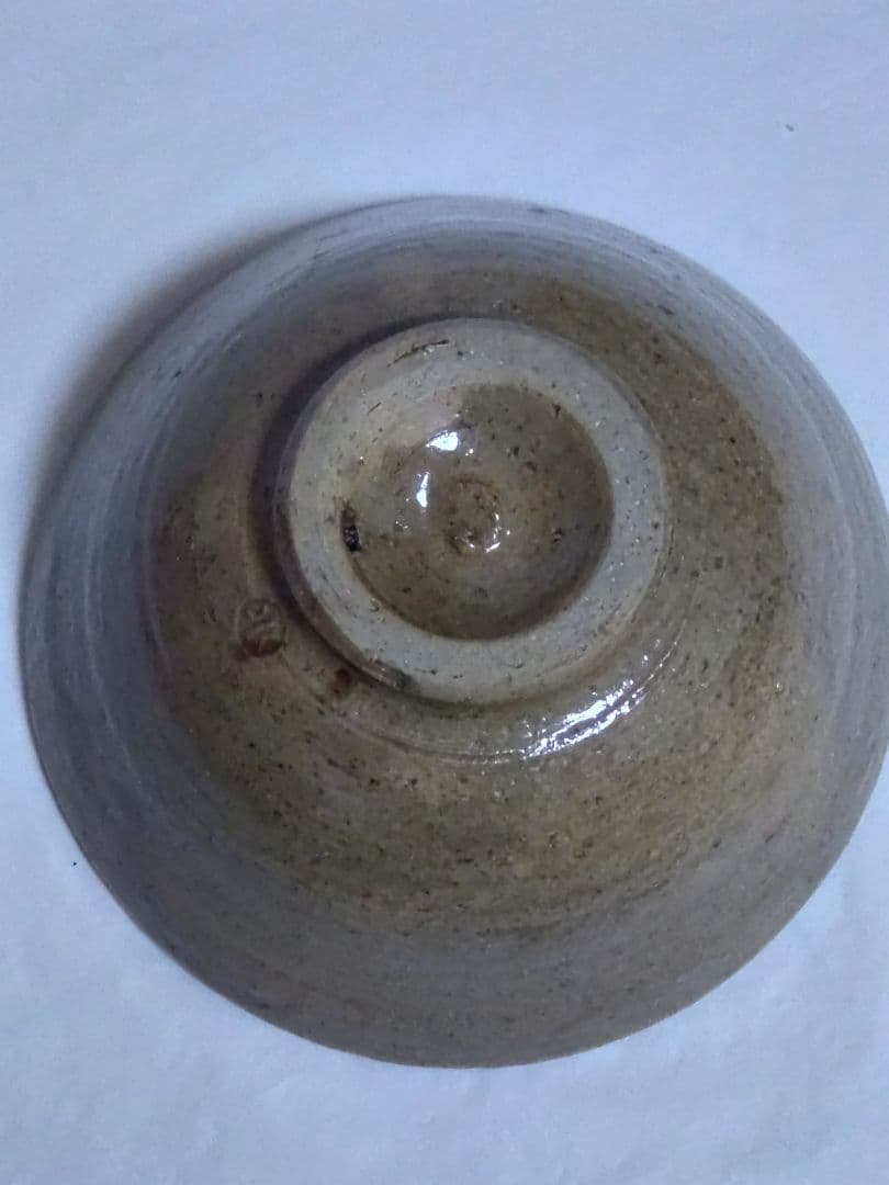 珍品【茶道具】水間焼　栄寿土　抹茶碗