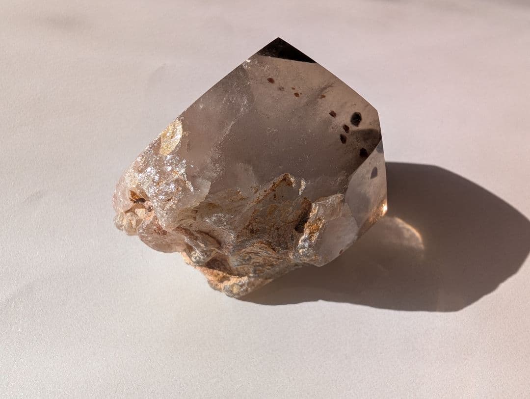 ガーネット イン クォーツ 磨き ポイント スモーキー