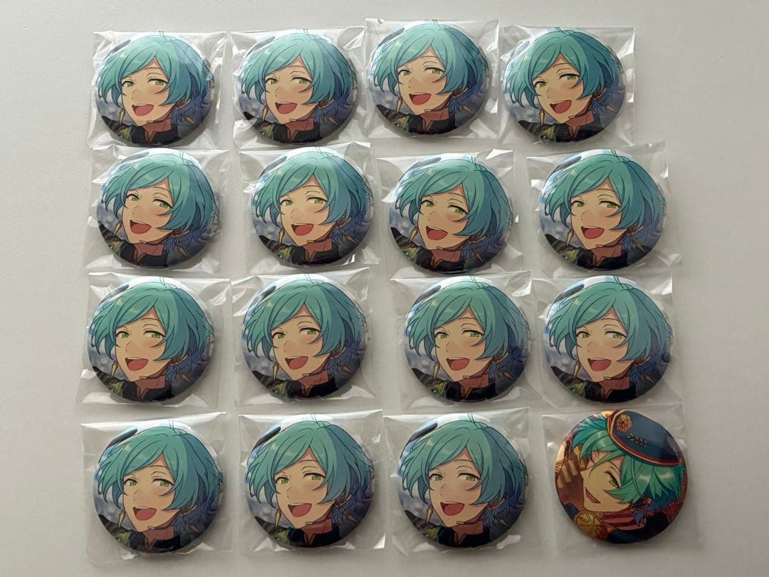 あんスタ　オルタード　缶バッジ　朔間零　逆先夏目　斎宮宗　日々樹渉　深海奏汰