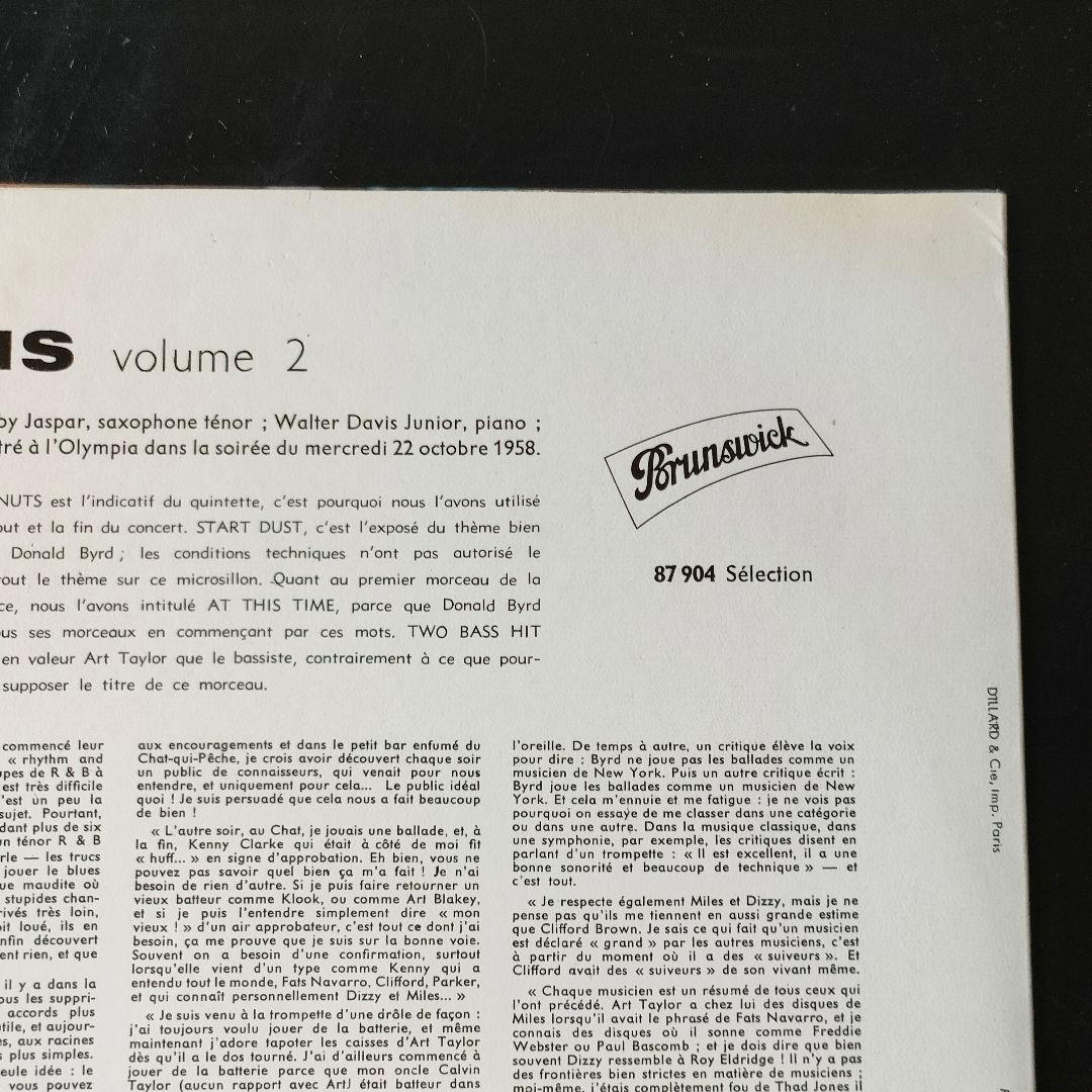 DONALD BYRD　ドナルド・バード　Byrd in Paris　2枚セット