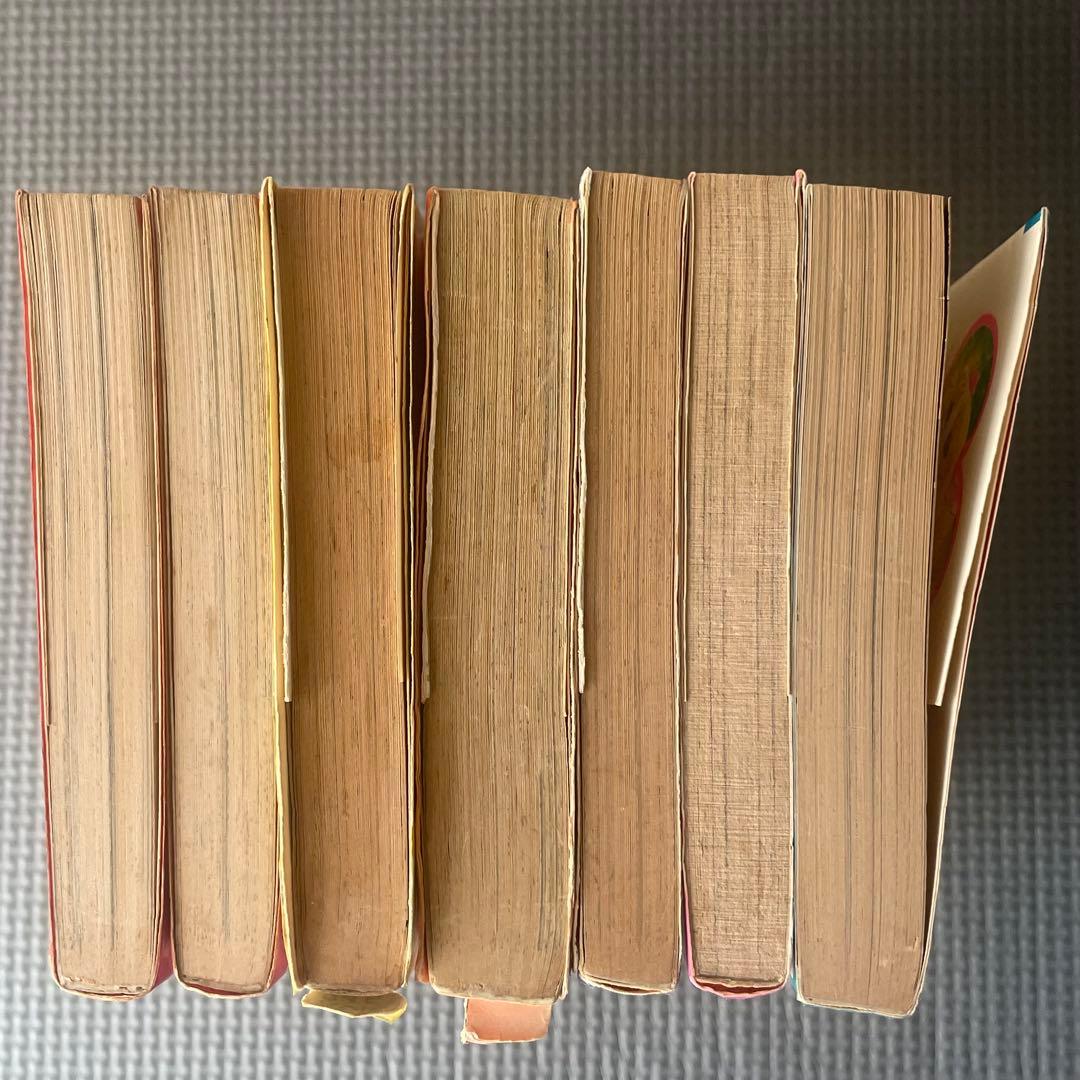 黒文字5冊赤文字2冊キャンディ・キャンディ　1〜7巻 3巻のみイラスト表紙