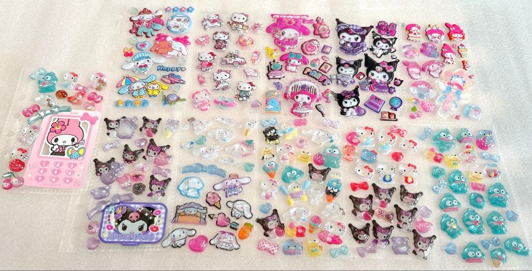 【値下げ中】　6冊セット　シール帳　完成品　ボンボンドロップシールなど