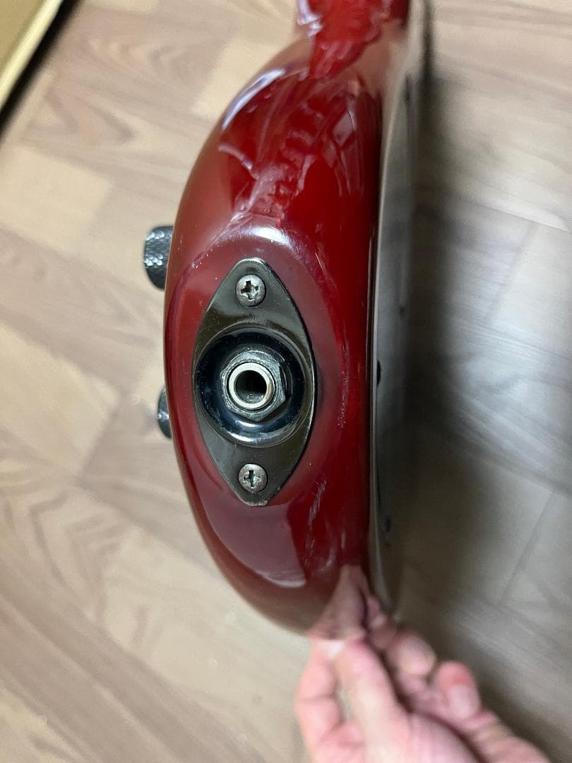 SCHECTER EXTREME-4 ベース アクティブPU シースルーレッド