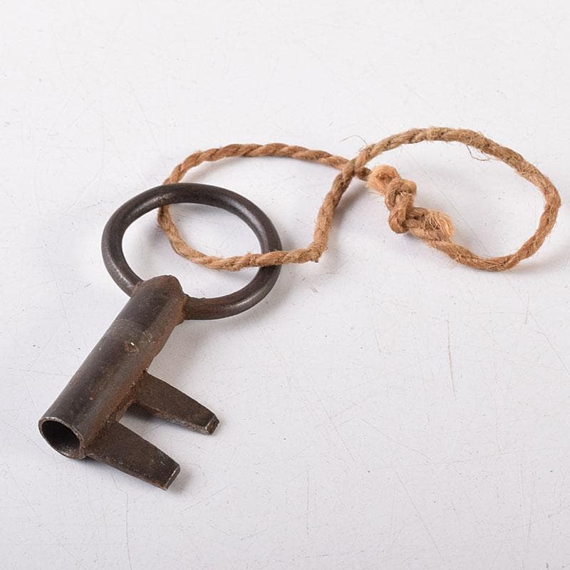 古民具　古鉄　古い錠前　鍵　2点　V　R8682