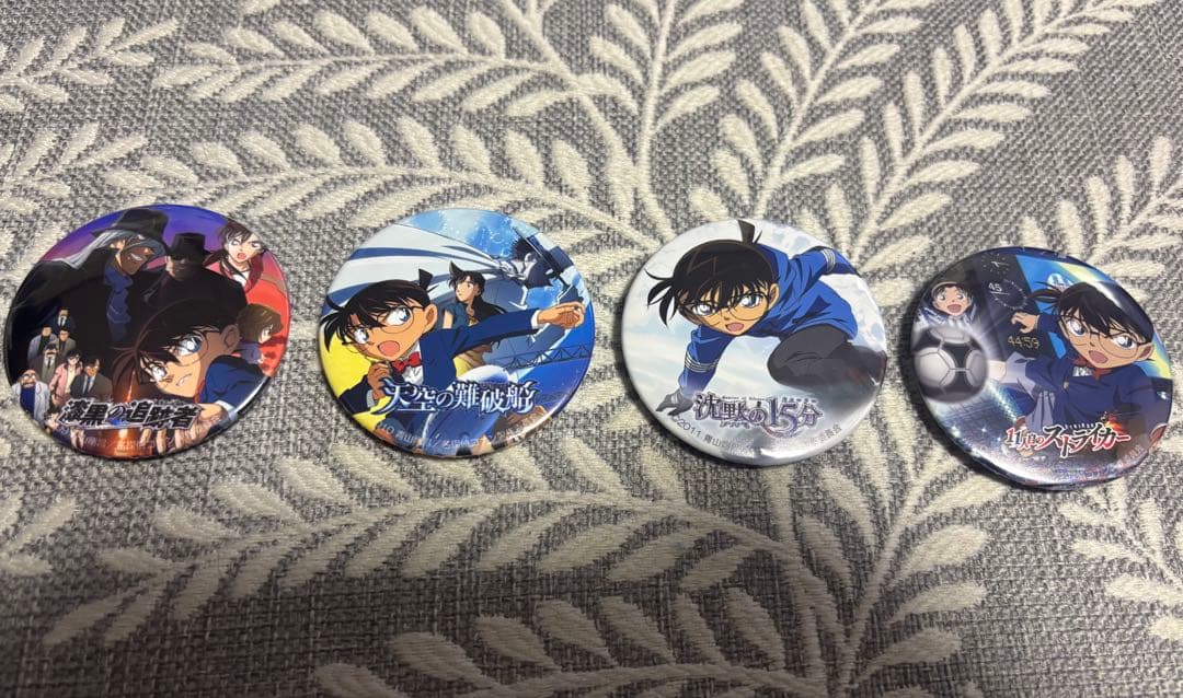 名探偵コナン 劇場版 20周年　缶バッジ 全19種