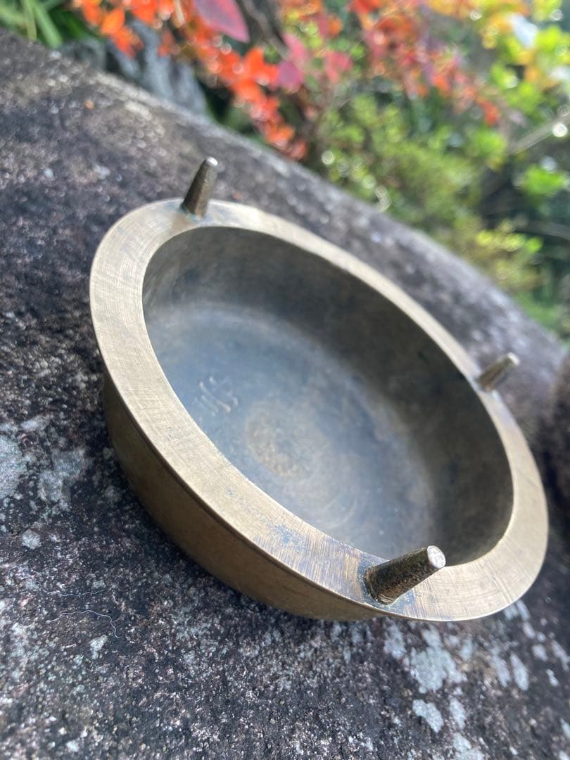 打楽器と棒　スティック　味わい深いヴィンテージ品　黒色　楽器職人さんの手仕事品