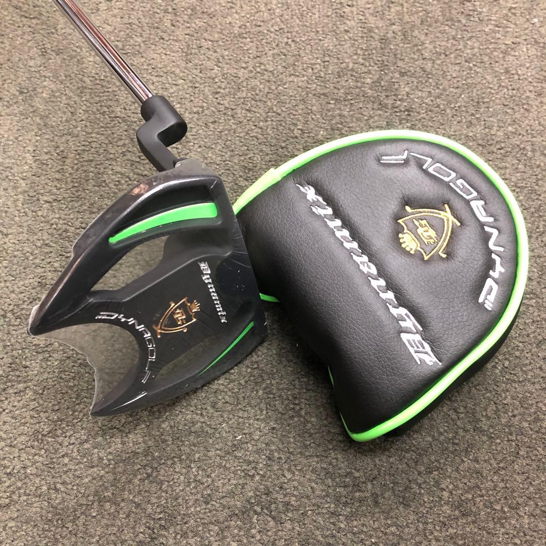 左 新発売★極太グリップと大型ヘッドの安定感抜群のダイナミクスパター レフティ