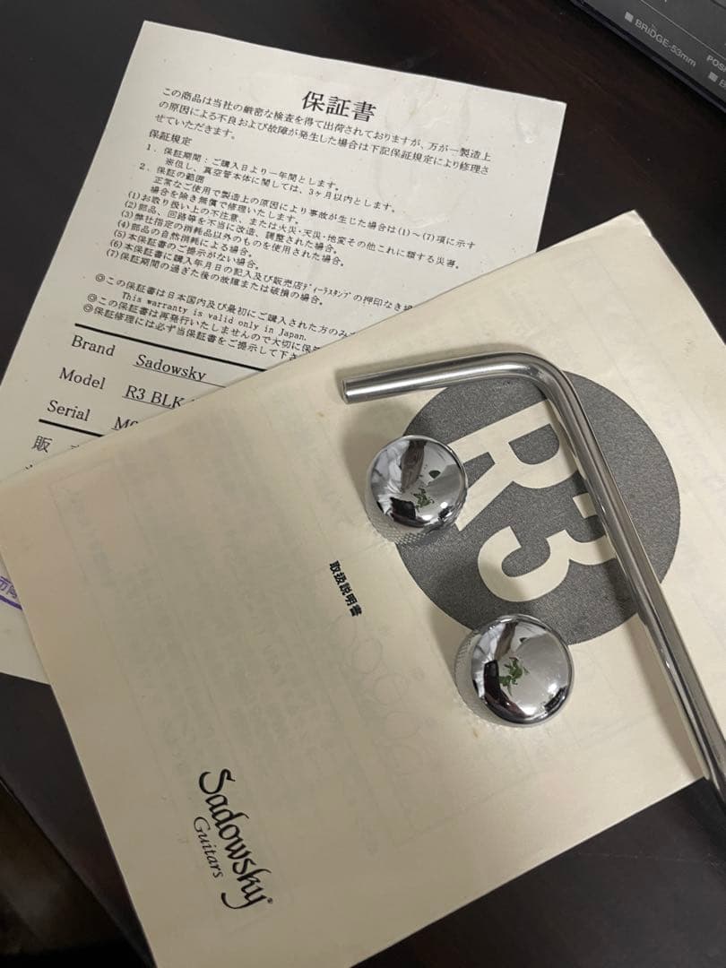 Sadowsky R3 エレキギター　ブラック