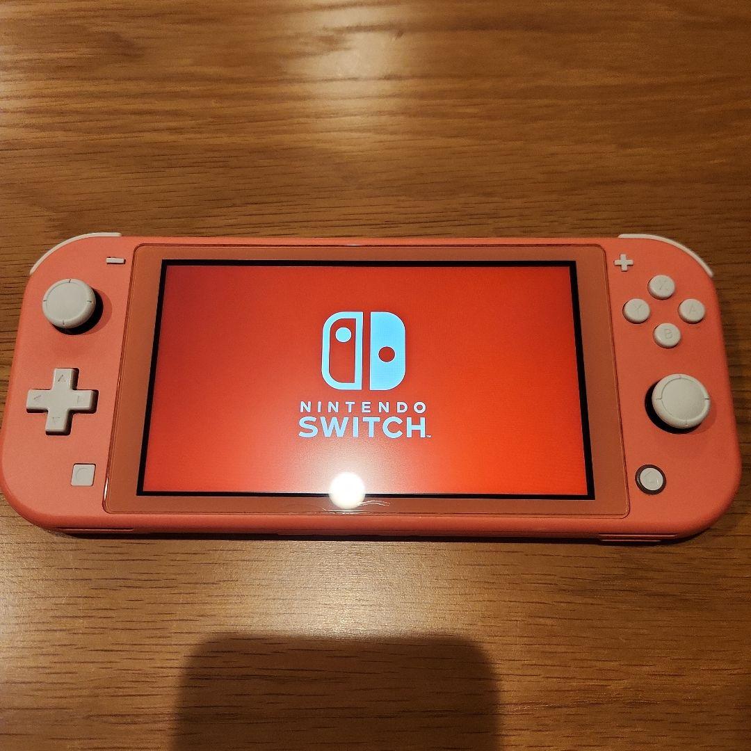 Nintendo Switch Lite コーラルピンク 本体　あつ森カセット