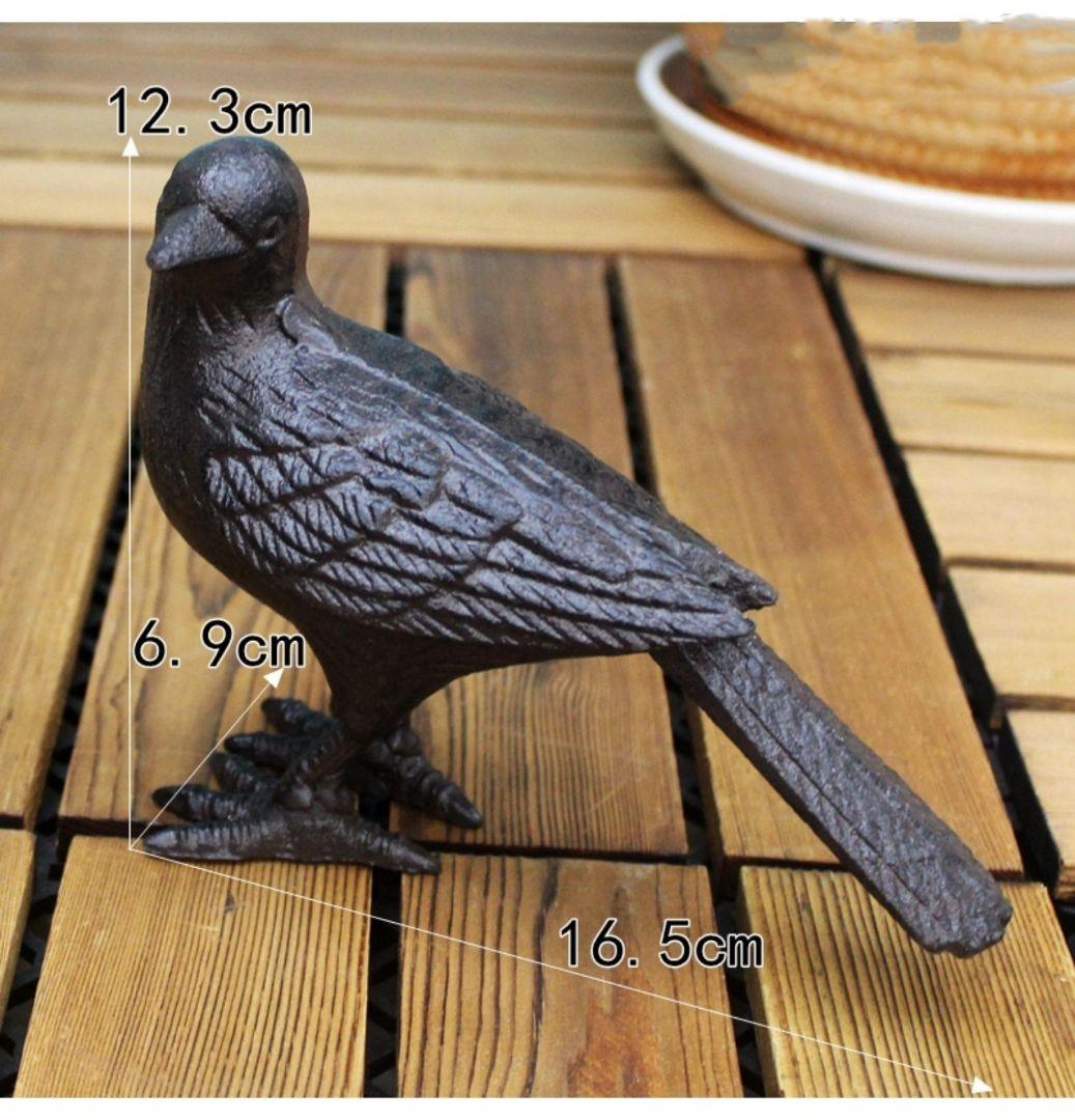 鉄器 小鳥 庭リビングテレビ棚 ワイン棚 玄関 本棚 装飾品 工芸品 置物