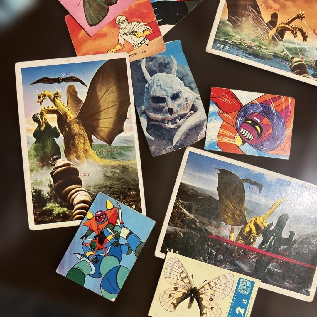 昭和30年代後半～40年代前半向け★東映★ゴジラ多め★蝶★カードコレクション