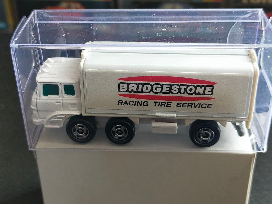 レース 関係者 配布品 黒箱 トミカ ふそうウィングルーフ 日本製 ブリヂストン