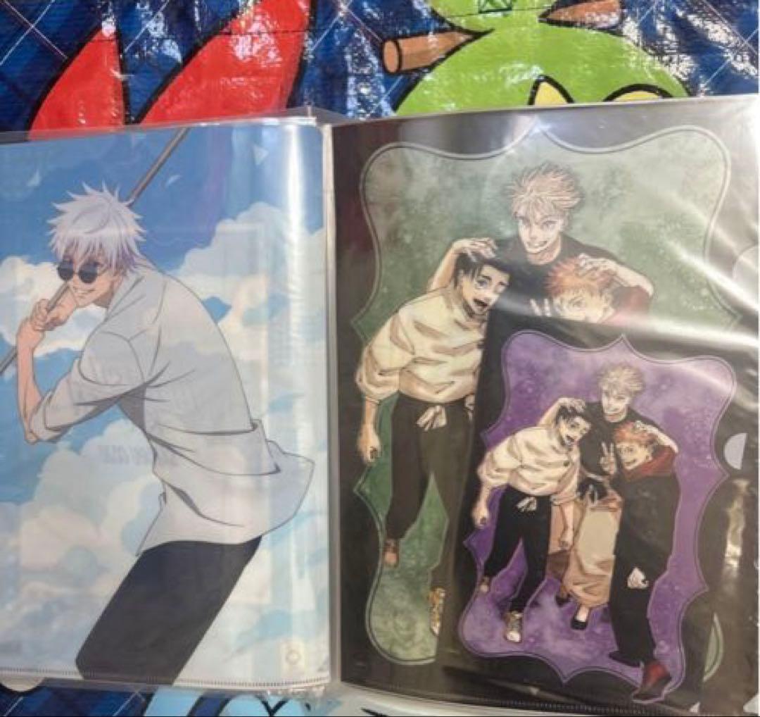 呪術廻戦　クリアファイル98枚　ステッカー3枚　まとめ売り　五条悟