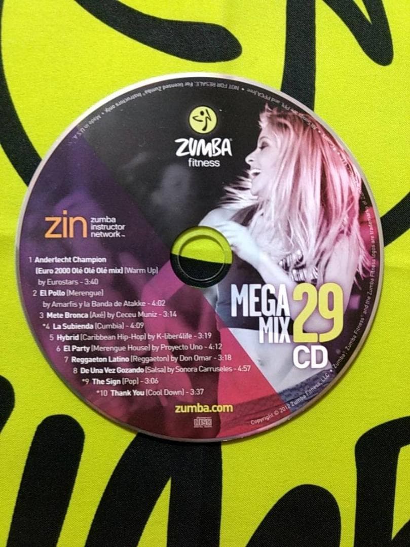 ZUMBA　ズンバ　CD　10枚セット　MEGAMIX21～MEGAMIX30