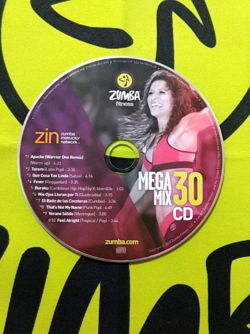 ZUMBA　ズンバ　CD　10枚セット　MEGAMIX21～MEGAMIX30