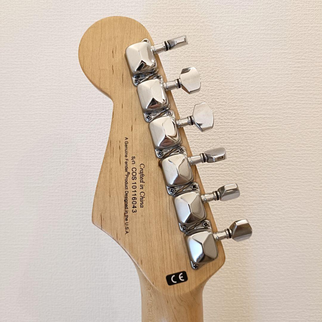 【メンテ済】Squier ストラトキャスター エレキギター 本体 ピンク